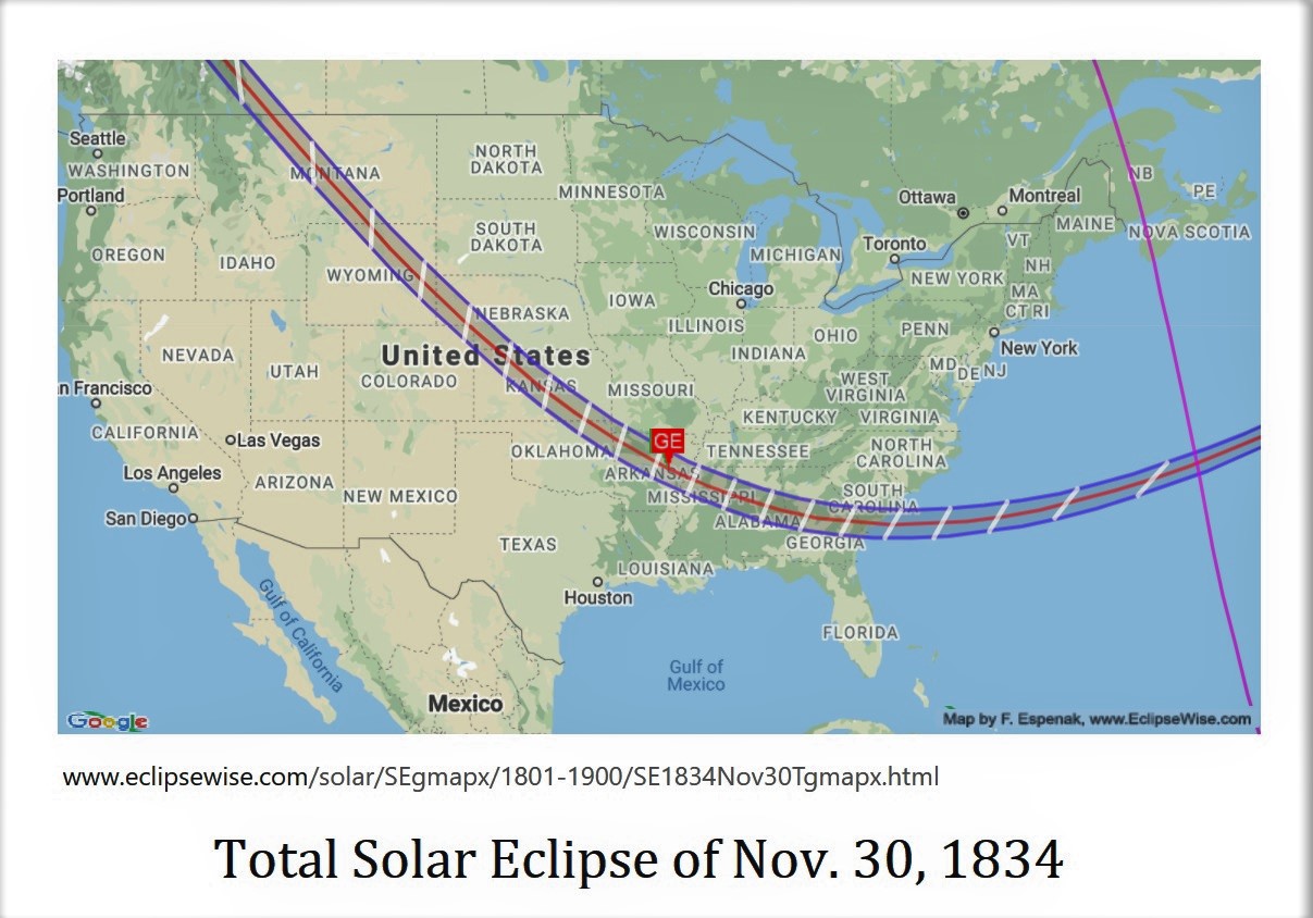 History Arkansas 2024 Eclipse Information